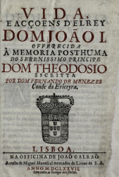 V. delRei D. João 1. 
